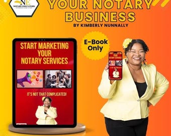 Notary Startup Guide Bundle, Start Marketing Notary Business, Notary Services EBook, Ebook Guide Bundle, Instant Download