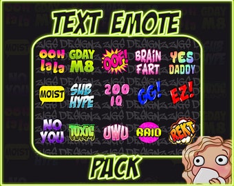 Text Emote Pack