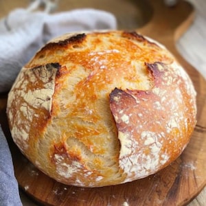 No-Knead Bakery Style Bread Recipe