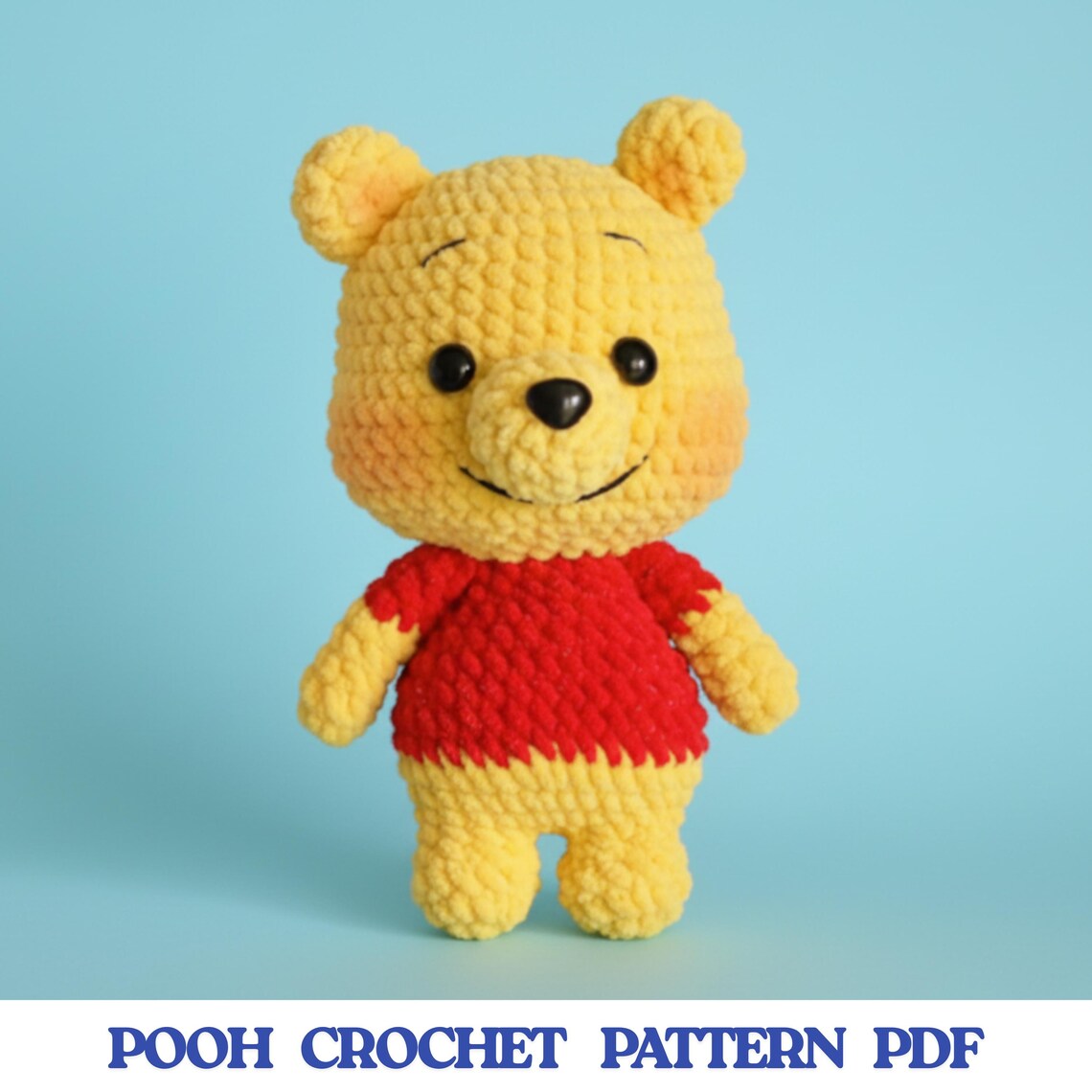 Pooh Pattern Pooh Crochet Pattern | | DIY Crochet Pooh Crochet Pattern | Crochet ...