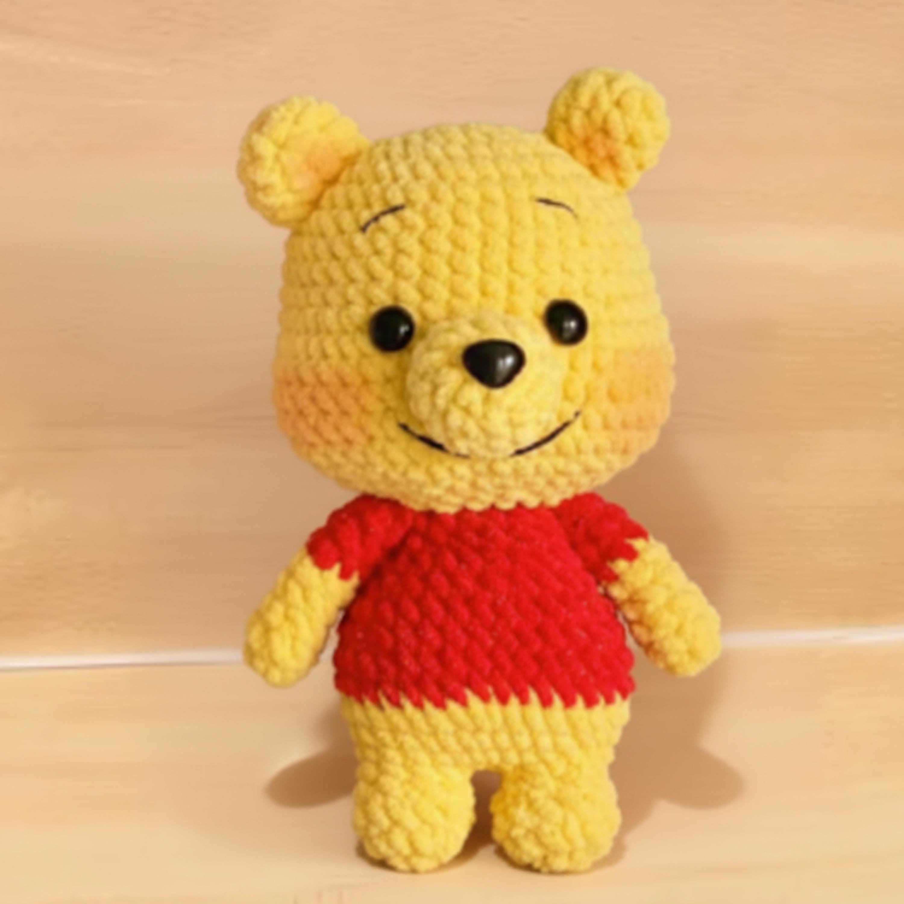 Pooh Pattern Pooh Crochet Pattern | | DIY Crochet Pooh Crochet Pattern | Crochet ...