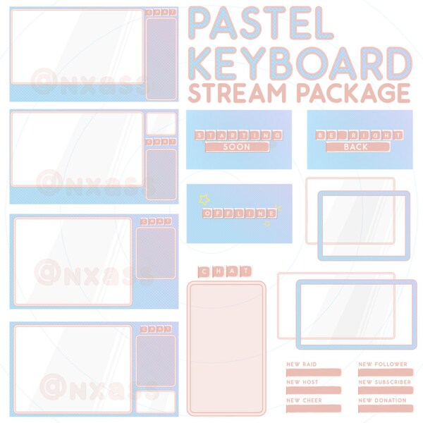 Aesthetic Keyboard Etsy