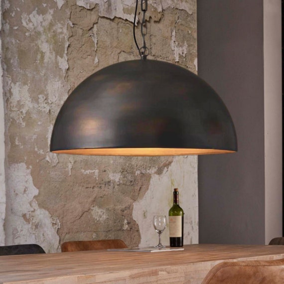 Ceiling Light for Home Modern Black Dome Ceiling Light Brass Etsy