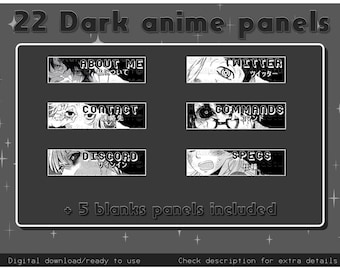 anime perfil dark