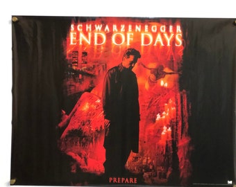 End of Days 1999 - Teaser British Quad Movie Poster