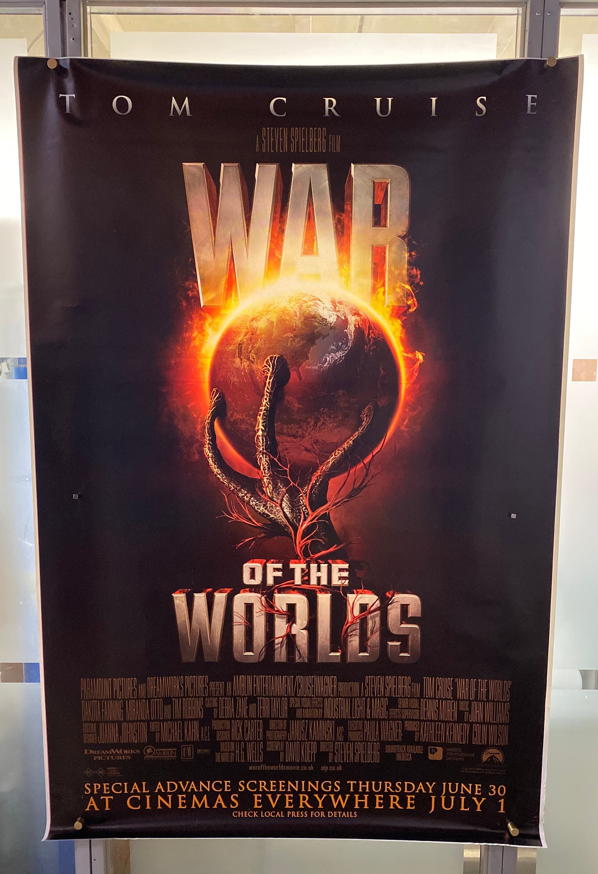 War of the Worlds Original 2005 Bus Shelter Advertising Promo