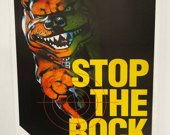 Stop The Rock Apollo 440 Original Rare Original Vintage 1999 Music Promo Poster