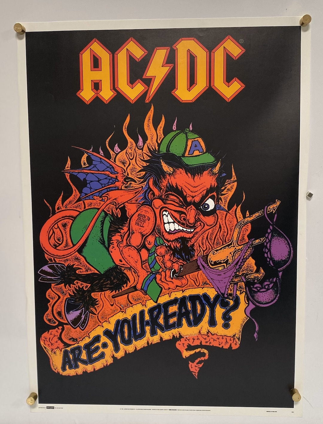 AC/DC Are You Ready Licenced Poster - Etsy