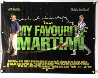 My Favourite Martian (1999) Original British Quad Movie Poster