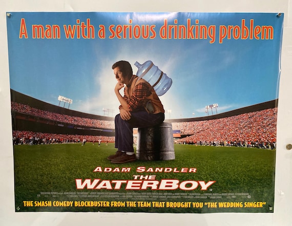 The Waterboy Original 1998 British Quad Movie Poster (30 X 40