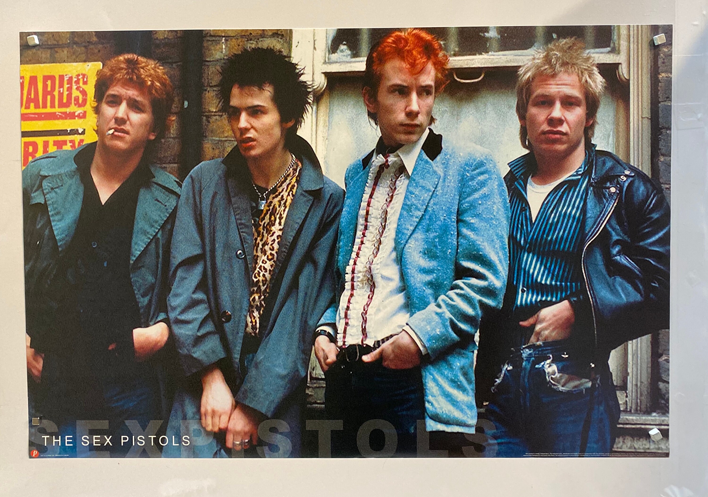 The Sex Pistols Group Shot London Oxford Street Original Vintage