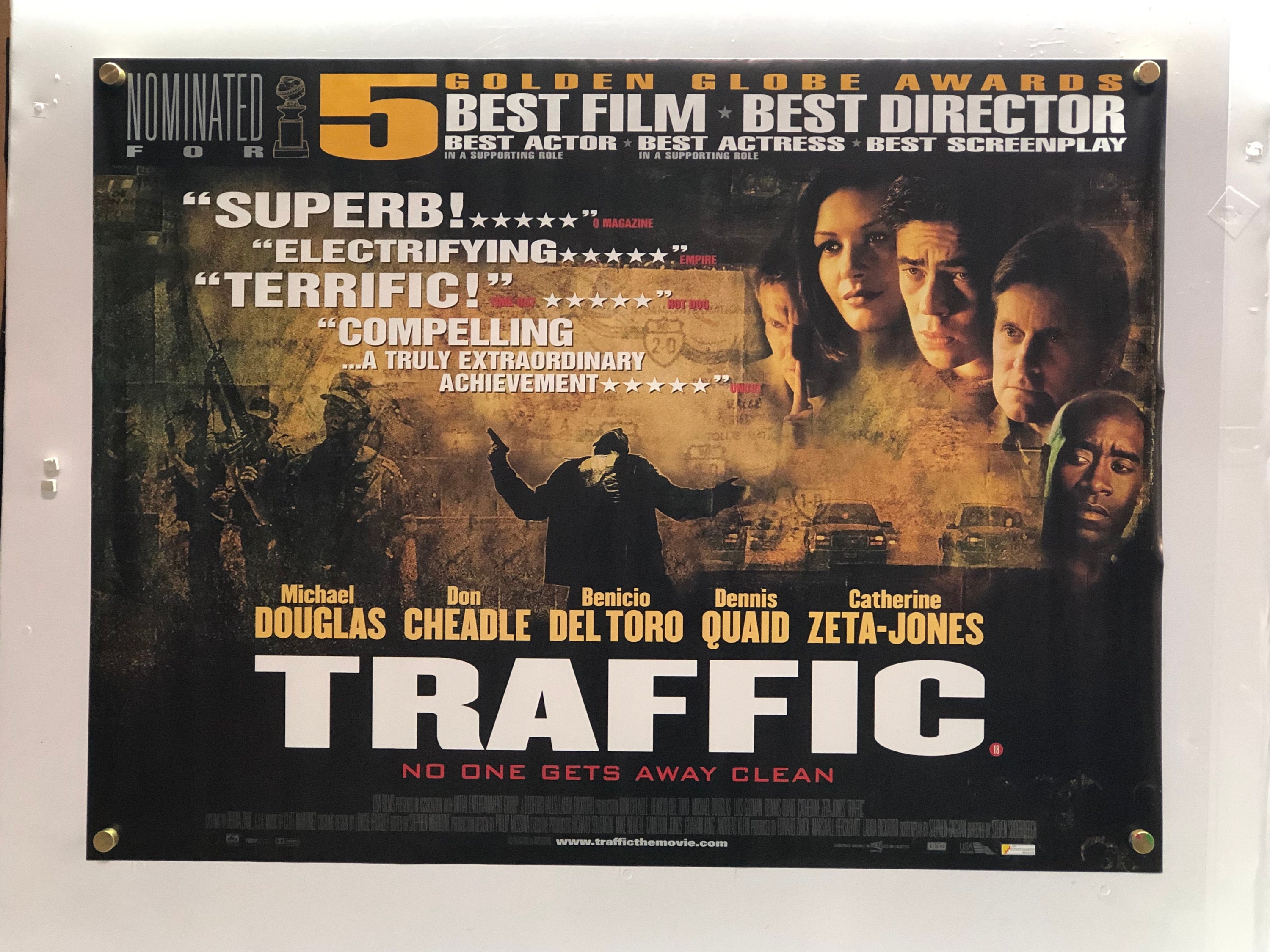 Traffic 2000 British Quad Movie Poster Etsy