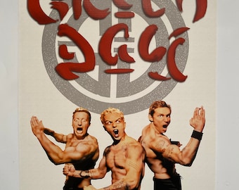 Green Day Kung Fu Original Licensed vintage 2002 Poster