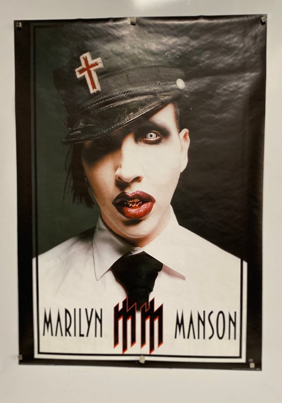 Marilyn Manson Uniform Original 2003 Licensed Poster - Etsy