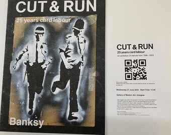 Banksy Cut and Run Exhibition-the Herald Glasgow Newspaper Banksy Cut and Run Exhibition-the Herald Glasgow Newspaper