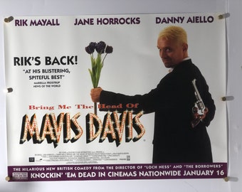 Bring Me the Head of Mavis Davis 1997 British Quad Movie Poster