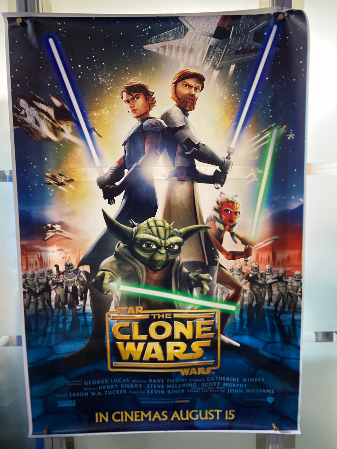 Star Wars: the Clone Wars Rare Original 2008 Bus Shelter Advertising ...
