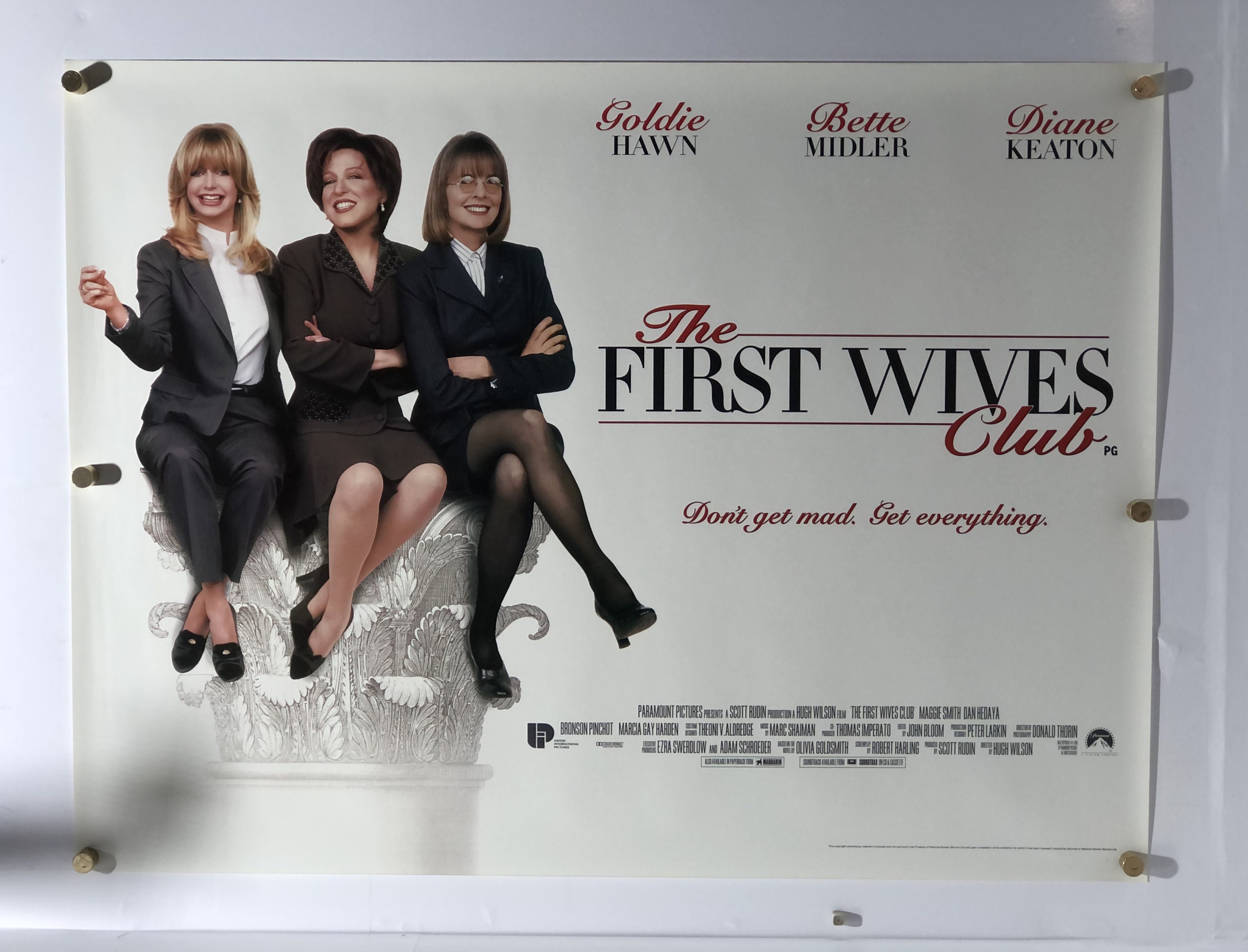 The First Wives Club Original 1996 British Quad Movie Poster - Etsy