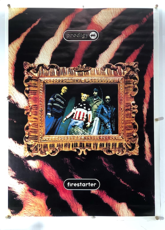 Vintage Prodigy Firestarter Promo Poster 54 X 39 Inch - Etsy