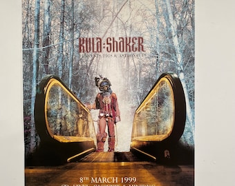 Kula Shaker - Peasants, Pigs & Astronauts Rare Original Vintage 1999 Music Promo Poster