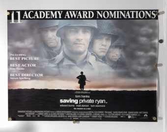 Saving Private Ryan 1998 British Quad Movie Poster