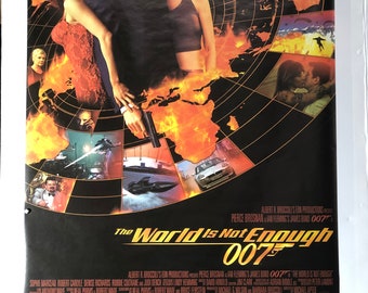 The World Is Not Enough (1999) Vintage Original Subway Poster 40 inch X 60 inch