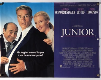 Junior Original 1994 British Quad Movie Poster