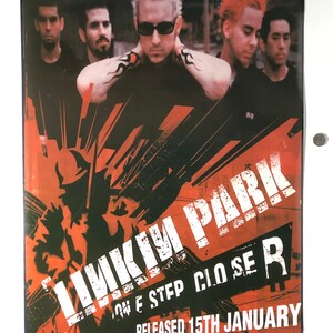Original LP Linkin Park One Step Closer Promo Poster - Etsy