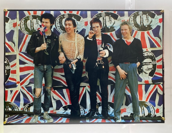 Original Vintage Sex Pistols ( Stood in Front of God Save the