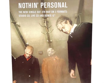 Dust Junkys Nothin' Personal  Original Rare Original Vintage 1998 Music Promo Poster