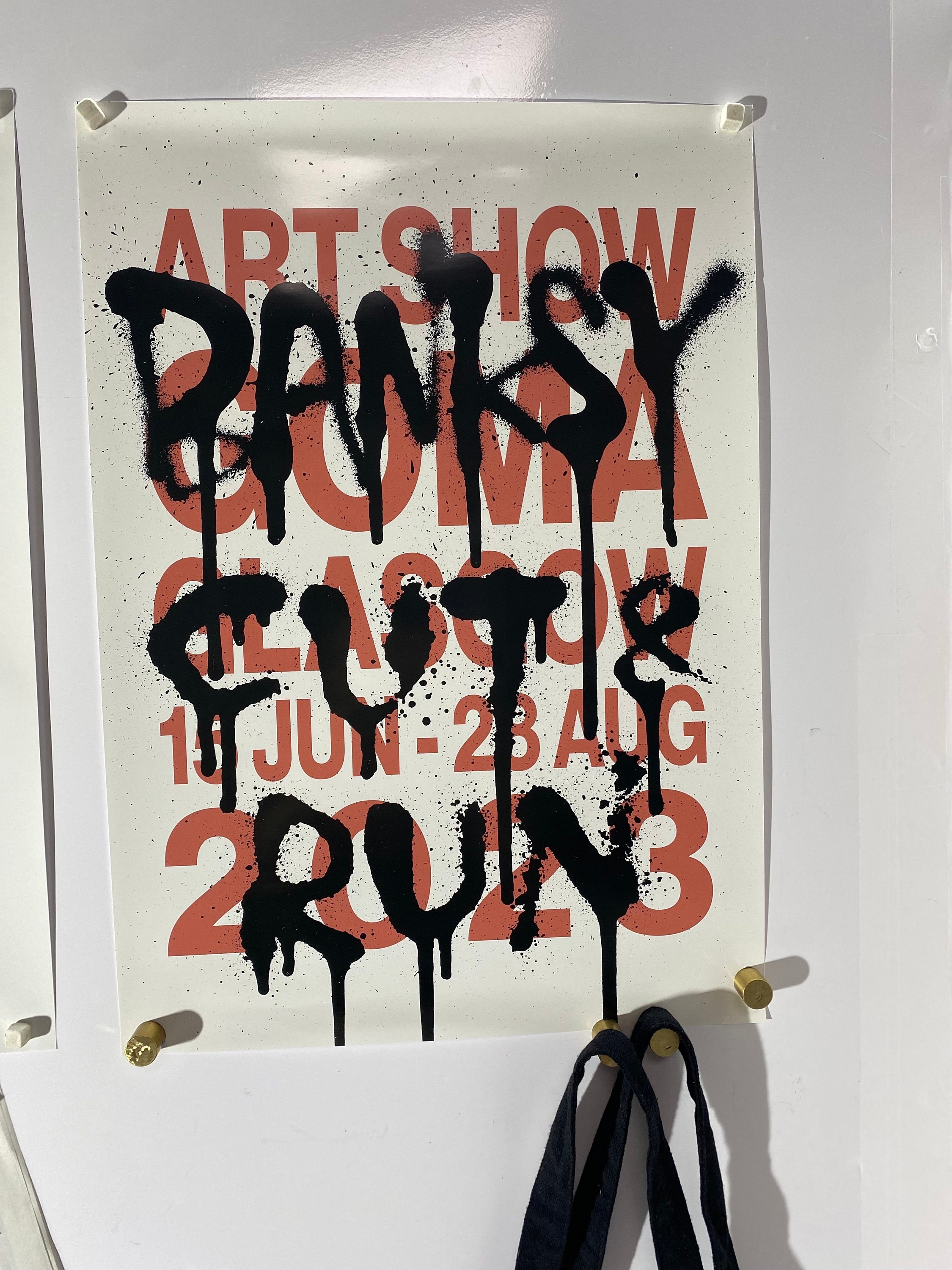Banksy Cut and Run Exhibition-the Herald Glasgow Newspaper