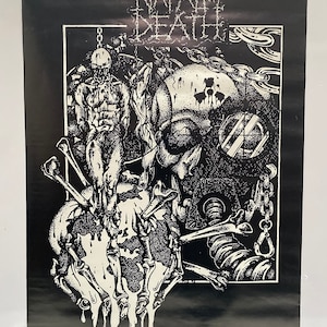 送料込み Napalm Death シルクスクリーンポスター 1996年 送料込み Napalm Death シルクスクリーンポスター 1996年 送料込み