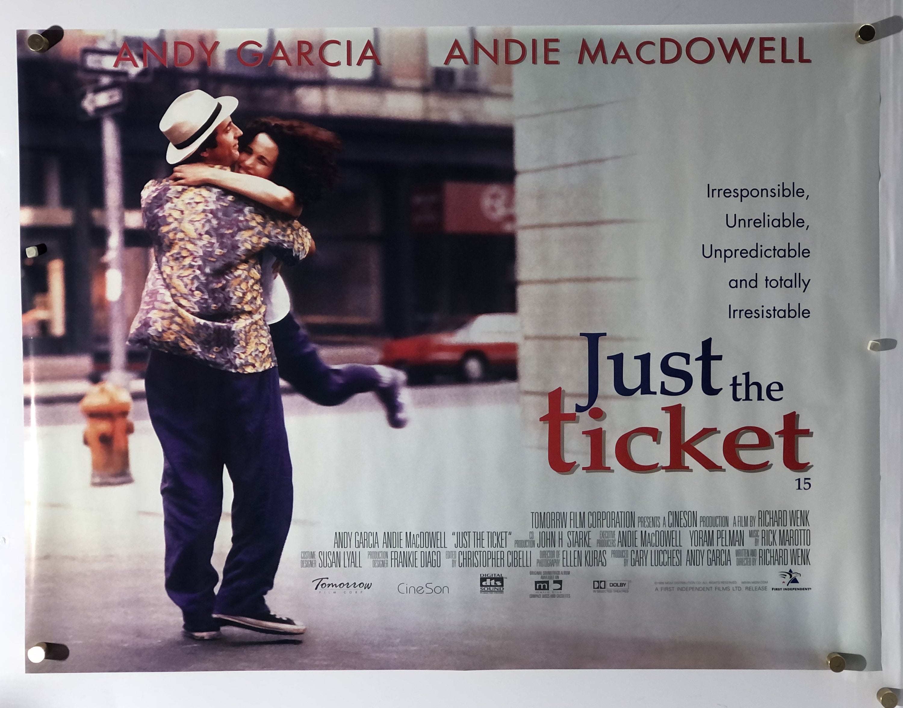 Poster Quad British Original Movie - Film UK The Candy Who Fell 