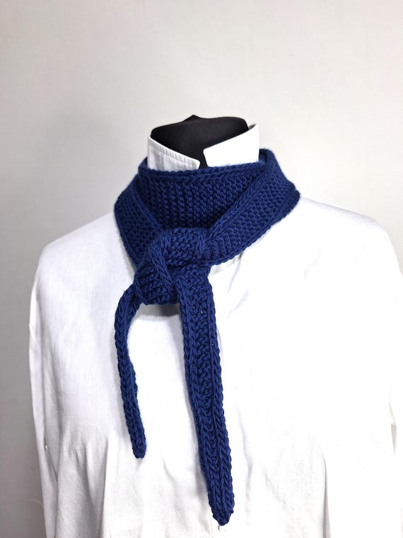ザリアルマッコイズ SCARF WOOL-KNIT (NAVY) THE REAL McCOY'S Scarf Wool-Knit Navy MA24103 | denimheads.cz