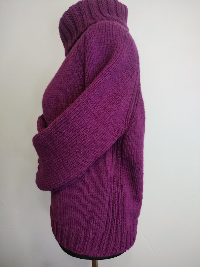 Soft Merino Wool Sweater Thick and Warm Pullover Hand Etsy