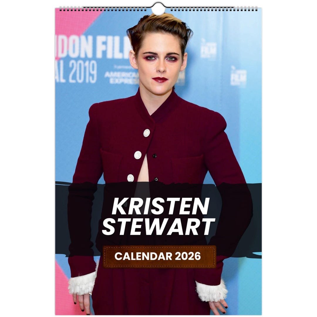 Kristen Stewart 2026 Wall Calendar, Exclusive Celebrity Poster Calendar ...