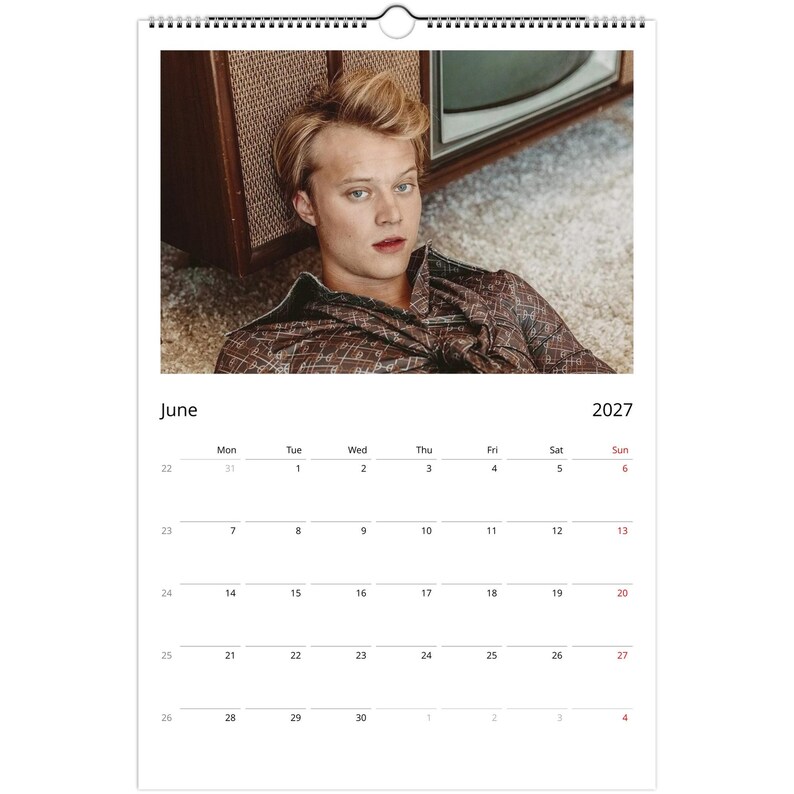 Rudy Pankow 2027 Calendar, Collectible Wall Calendar, Premium Photo ...