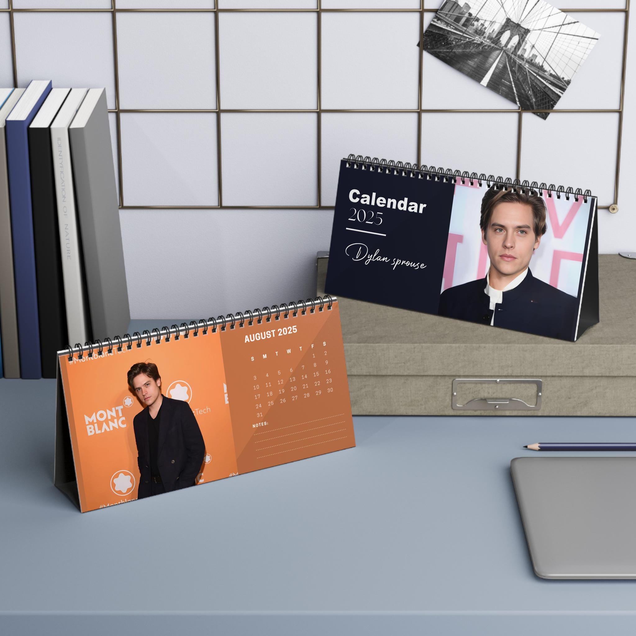 Dylan Sprouse 2025 Desk Calendar Actor Monthly Planner Riverdale