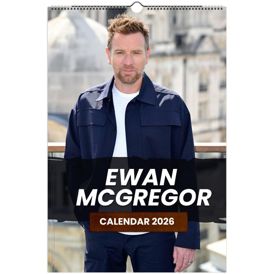 Ewan Mcgregor 2026 Calendar Exclusive Celebrity Art Prints Etsy Il 1080xN.7274778605 Pu4k 