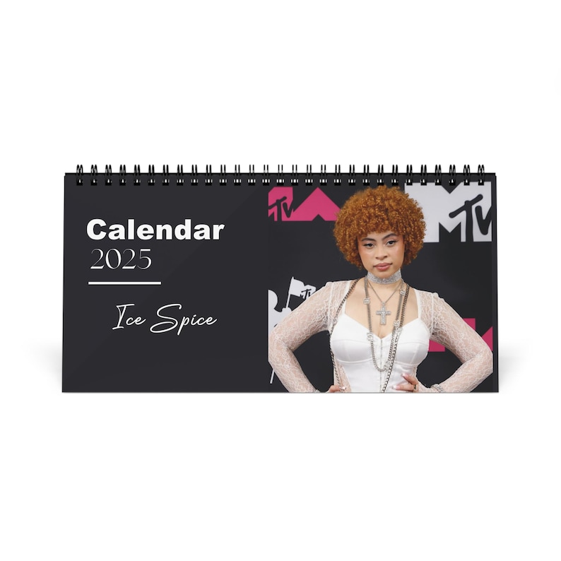 Ice Spice 2025 Desk Calendar Hiphop Star & Rap Icon Ice Spice Gift