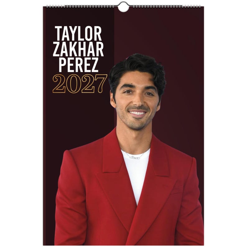 Taylor Zakhar Perez 2027 Calendar, Collectible Wall Calendar, Premium ...