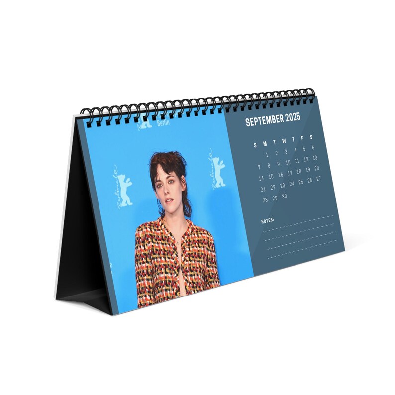 Kristen Stewart 2025 Desk Calendar Twilight & Spencer Actress Celebrity