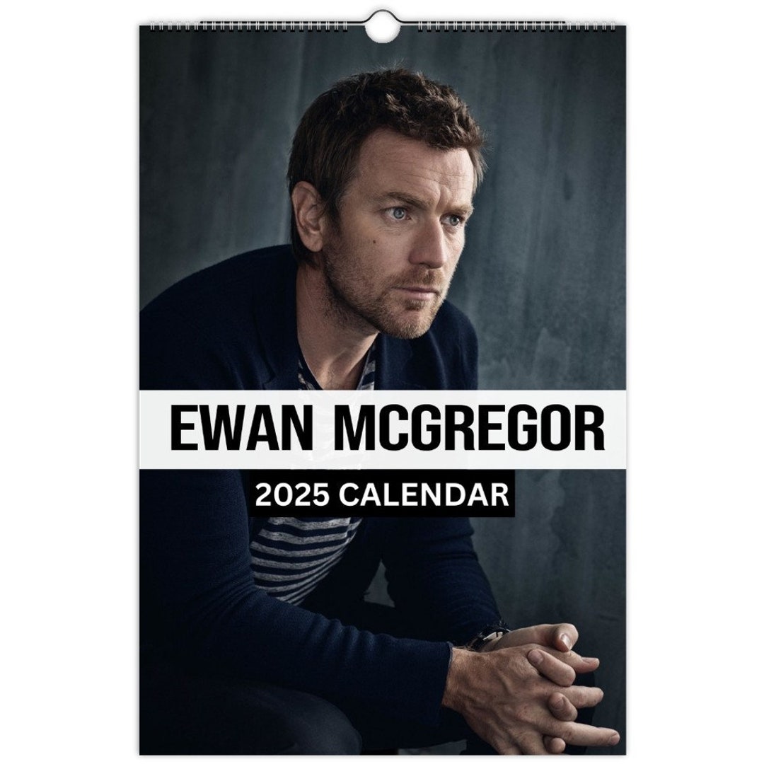 Ewan Mcgregor Wall Calendars Vol2 2025 large Size Etsy