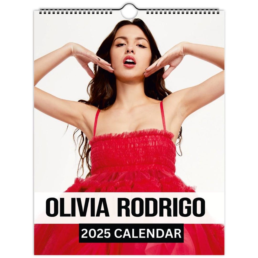 Olivia Rodrigo Wall Calendar 2025, Fan Gift , Music Calendar, Grammy