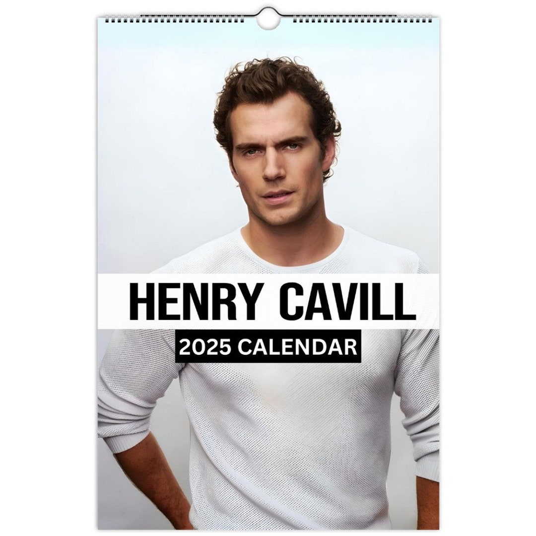 Henry Cavill Wall Calendars 2025 Vol 1large Size Etsy