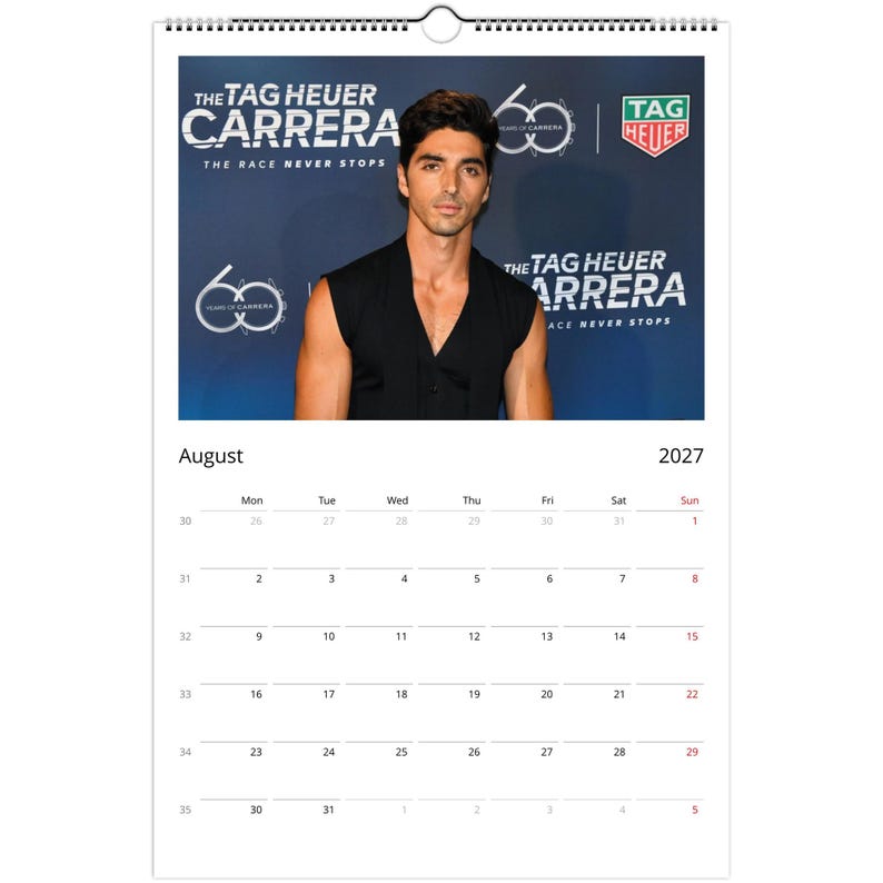 Taylor Zakhar Perez 2027 Calendar, Collectible Wall Calendar, Premium ...