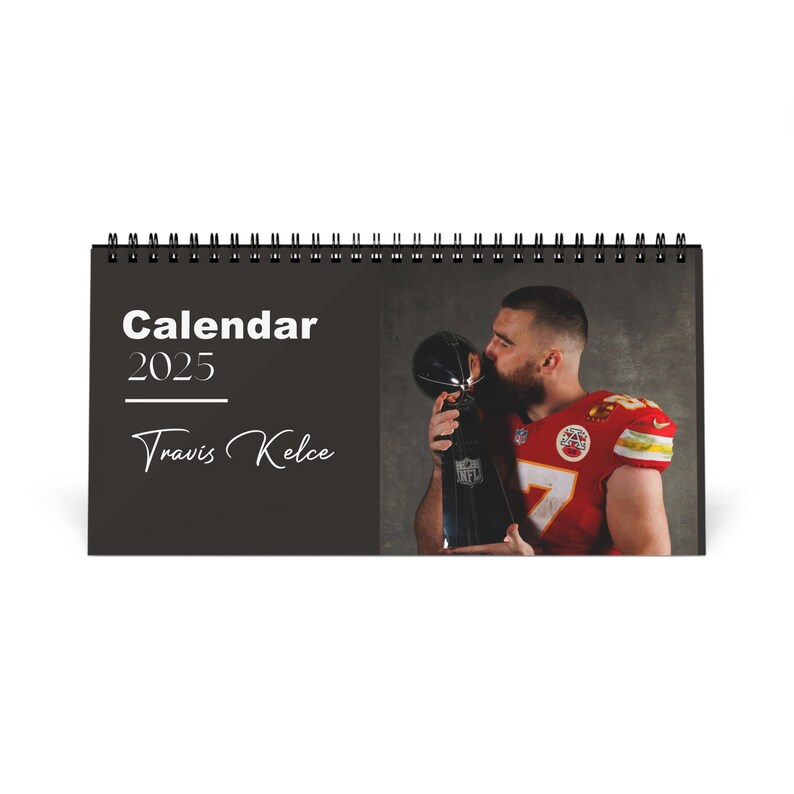 Travis Kelce 2025 Desk Calendar NFL Star & Super Bowl Champion Kansas