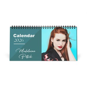 Madelaine Petsch 2026 Desk Calendar | Premium Spiral Bound Celebrity Photo Calendar | High-Quality Fan Gift & Desk Décor