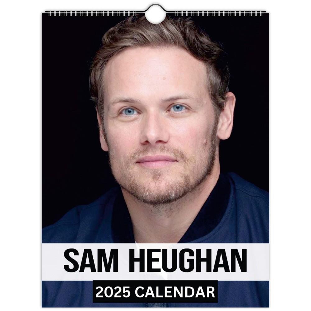 Sam Heughan Wall Calendar 2025 Vol 1 Large, Fan Gift, Outlander, Men in