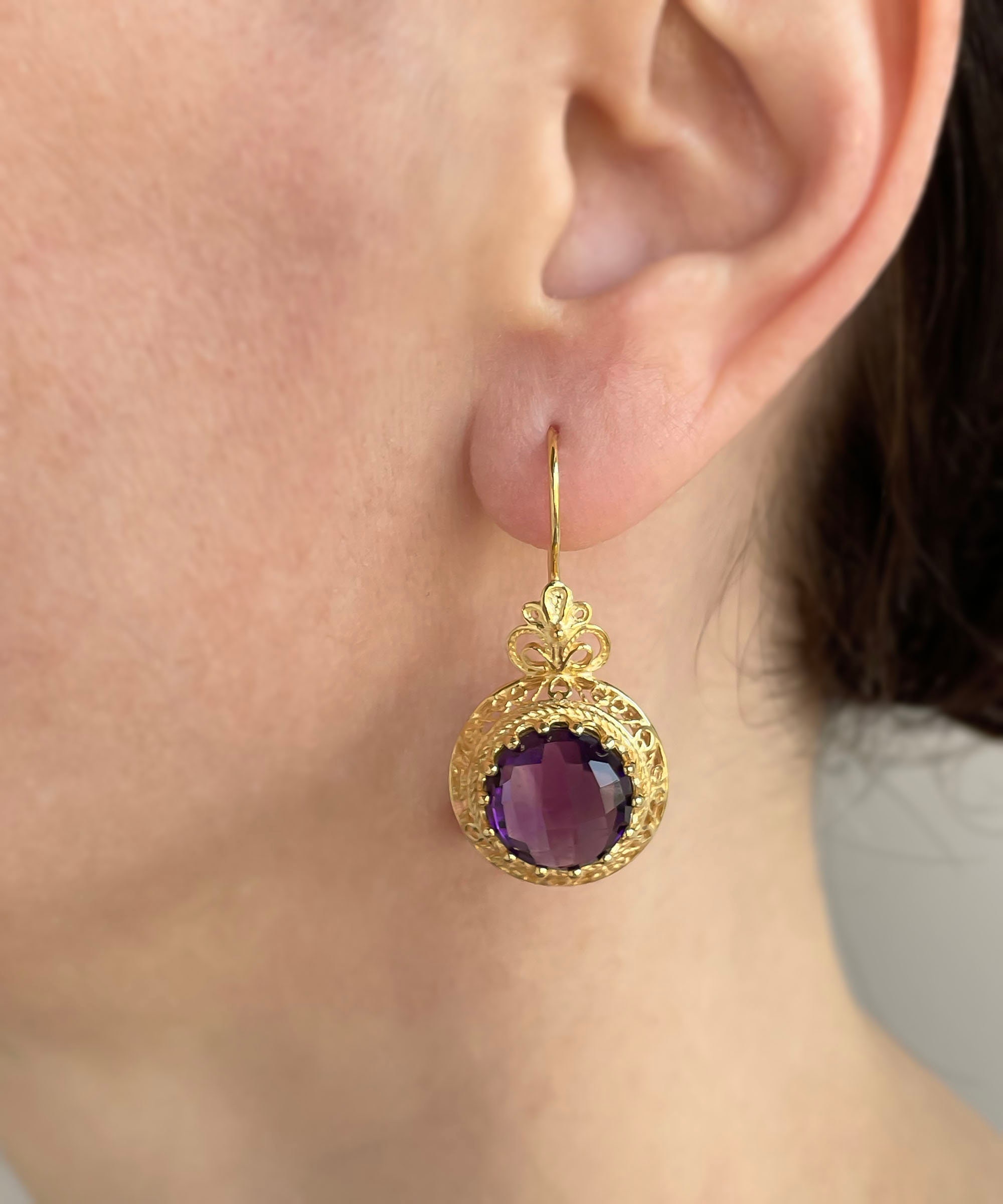 Orecchini Pendenti Donna Aisansty Boho Chic Fatti A Mano - Leggeri E Placcati In Oro E Argento, Ipoallergenici